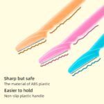 24 Pack of Eyebrow Razor for Women Face Razors Eyebrow Trimmer Dermaplaning Tool Facial Razor with Safety Cover Multipurpose Exfoliating Dermaplaning Hair Trimmer Shaper Shaver with Precision for Men - Image 3