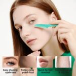 Dermaplaning Tool 12 Pcs Face Razors for Women and Men Eyebrow Razor with Cover Face Shaver Facial Hair Removal Eyebrow Trimmer - Image 3