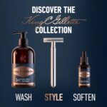 King C. Gillette Safety Razor with Chrome Plated Handle and 5 Platinum Coated Double Edge Safety Razor Blade Refills, Holiday Gifts for Men - Image 7