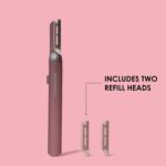 JAPONESQUE SKINTherapy LumeBlade Facial Dermaplane Razor with Soothing, Red Light Therapy at the Blade, Includes 2 Replacement Blades - Image 6