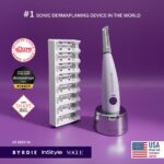 Michael Todd Beauty Sonicsmooth Dermaplane Razor for Women Face + Eyebrow trimmer Dermaplaning System - Peach Fuzz Remover - 8 Weeks of Dermaplaning Blades - Image 3