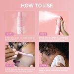 SKNBODY Hair Identifier Spray for Face Shaving and Dermaplaning Tool with 4 Razors, Upgraded Dermaplaning Spray for Women Facial Hair Removal, Gentle on All Skin Types - Image 7