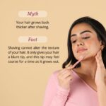 Carmesi Facial Razor for Women | Painless & Precision Face Hair Removal | for Peach Fuzz, Eyebrow, Chin & Upper Lip | Gentle Exfoliation & Smoother Skin | (3 Count) - Image 6