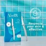 Gillette Venus Dermaplaning Tool, 2 Blade Refills, Exfoliating Face Razors for Women, Eyebrow and Facial Dermaplane Razor - Image 7