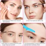 66PCS Eyebrow Razor Multipurpose Exfoliating Dermaplaning Tool for Face Facial and Eyebrow Shaper with Precision Cover for Women Men Easy to Use (66PCS) - Image 4