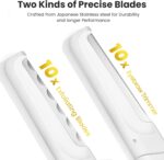 Dermaplaning Tool for Face Exfoliation, with 20 Replaceable Blades, Facial Shaver/Eyebrow Razor, Peach Fuzz Removal Eyebrow Shaper for Women, Easy to Use Dermaplaner Help Exfoliate and Smooth Skin - Image 2