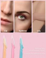 Eyebrow Razor for Women, 12 Pcs Dermaplaning Tool for Face Professional, Face Razor for Women Facial Hair Remover - Image 6