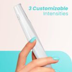 Sonic Dermaplaning Tool for Face - Rechargeable Dermaplane Razor with 6 Refill Dermablades, Facial Hair & Peach Fuzz Remover for Women (White) - Image 3