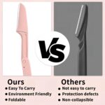Dermaplaning Razors Tool for Women Face,3 PCS Eyebrow Razor,Facial Hair Removal for Women Sensitive Skin - Image 3