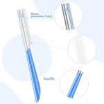 Women Facial Razor for Hair Removal - Dermaplaning Tool Peach Fuzz Trimmer, Fine Hair Remover Eyebrow Razors and Dermaplane Face Shavers Women's Exfoliating for Sensitive Skin Essential Travel - Image 3