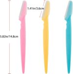 ILLUVA Exfoliating Dermaplaning Tool, Eyebrow Razor, Facial Dermaplane Razors Shaver with Precision Cover for Women and Men Pack of 6 - Image 2