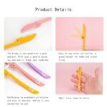 3 Packs Eyebrow Razor for Women, Eyebrow and Facial Hair Removal, Shaver, Gentle Facial Hair Remover, Dermaplaning Tool for Peach Fuzz Removal, Face Razors for Women, Eyebrow Trimmer - Image 5