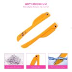 3 Packs Eyebrow Razor for Women, Eyebrow and Facial Hair Removal, Shaver, Gentle Facial Hair Remover, Dermaplaning Tool for Peach Fuzz Removal, Face Razors for Women, Eyebrow Trimmer - Image 4