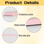 8pcs Dermaplane Razor for Women Face, Eyebrow Razors with Protective Cover, Dermaplane Razor Professional for Women Peach Fuzz Sideburns On-the-Go Grooming Exfoliating - Image 3