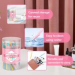 100 Pcs Eyebrow Razor and Face Razor for Women and Men, Safe and Beginner-Friendly Dermaplaning Tool with Protective Cover - Image 7