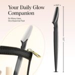 Kitsch Dermaplane Razor for Women Face – Face Razors for Women & Men, Eye Brow Razors & Face Shaver – Exfoliating Facial Razor & Dermaplaner as Skin Care Tool for Smoother Skin - Black, 12 pcs - Image 5