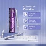 MyMed #14R Blades Dermaplaning Scalpels with Dermaplane Handle - Pack of 15 Dermaplane Razor for Women Face + Dermaplane Handle #3, Dermaplaning Tool for Face - Image 2