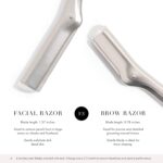 Tweezerman Stainless Steel Facial Razor - Image 3