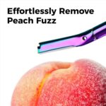 ZOMCHI Dermaplane Razor for Women Face, Premium Facial Razor & Eyebrow Razor, Dermaplaning Tool with Metal Handle, Removes Peach Fuzz, Exfoliates Skin, 11 Blades (Rainbow) - Image 2