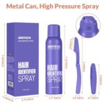 Dermaplane Razor for Women Face Hair Identifier Spray for Face Shaving Dermaplaning Tool Skin Body Dermaplane Spray for Women with 4 Facial Razor for Face Shaver Kit Facial Hair Spray Hair Removal - Image 2