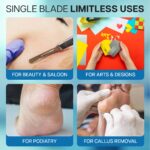 10R Blades Dermaplaning | Updated Dermaplane Blades 10R | Professional 10R Dermaplane Blades, Peach Fuzz Remover for Women Face Stainless Steel Precision Derma Blades, Pack of 100 - Image 6