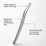 ZOMCHI Eyebrow Razor, Face Razors for Women&Men, Eyebrow Trimmer Shaper with Precision Cover,Facial Shaver with 6 Blades (Silver) - Image 9