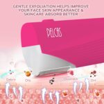 PELCAS Electric Dermaplaning Tool for Face with LED Light, Mini Dermaplaning Razor Kit for Women with 6 Replace Blades 3 Speeds Facial Peach Fuzz Exfoliation & Hair Removal At Home BV18-712 Rose Pink - Image 6
