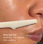 Nimbi Dermaplane Razor | Precision Eyebrow Shaper, Facial Hair Removal for Women & Exfoliation | Professional Dermaplaning Tool for Face | Plastic-Free - 3 Count - Image 4