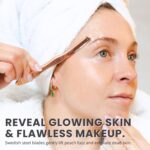 Set of 20 Replacement Blades for Jungle Culture Dermaplaning Razors - Facial Razor Refills for Eyebrow Shaping, Precision Exfoliation & Hair Removal for Radiant, Smooth Skin - Image 4