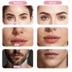 6Pack Eyebrow Razors Stainless Steel Dermaplaning Tool for Face, Small Eyebrow Shaver for Women Men Peach Fuzz and Fine - Image 5