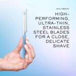 About Face Pro-Premium Facial Razors - 3 Beauty Groomers for Hair Removal, Ideal for Shaving, Exfoliating, Dermaplaning and Brow Shaping, Japanese Stainless Steel Gently Removes Facial Hair - Image 6