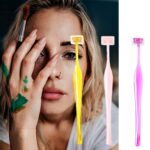 6 PCS Mini Eyebrow Razor Set - Facial Hair Remover with Protective Covers for Lip,Small Face Razors for Peach Fuzz and Fine Hair, Multipurpose Exfoliating Dermaplaning Tools for Women and Men - Image 5