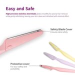 Tinkle Everglow Dermaplane Razor (3 ct), Eyebrow Razor & Face Razors for Women, Peach Fuzz Remover, Dermaplaning Tool, Stainless Steel Blades, Stocking Stuffers - Image 4