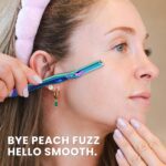 Set of 20 Replacement Blades for Jungle Culture Dermaplaning Razors - Facial Razor Refills for Eyebrow Shaping, Precision Exfoliation & Hair Removal for Radiant, Smooth Skin - Image 6