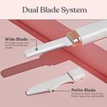 Jill V1 Dermaplane Razor Trial Kit – Beginner Facial Hair Removal & Exfoliation Set with V1 Shave Wand, 2 V1 Dermaplane Blades & Cleaning Cloth – Only Compatible with V1 Refill Blades - Image 4