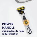 Gillette Fusion5 ProGlide Shield Shaving Razor for Men, 1 Power Razor Handle, 1 Refill, 2x Lubrication, Battery-Powered with FlexBall Handle and Precision Trimmer for Men - Image 4