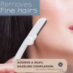 Jasclair Dermaplaning Razor (9 Count) – Face Razors for Women for Peach Fuzz, Eyebrow Shaping & Gentle Exfoliation – At Home Facial Shaver for Smooth Skin & Flawless Makeup Prep - Image 2