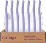 Flamingo Dermaplane Razor, Face Razors for Women, Disposable, 1 count, Pack of 7