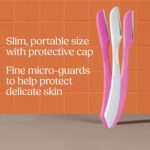 Wilkinson Sword - Intuition Eyebrow Shaper | Facial Hair Remover and Trimmer | Exfoliating Dermaplaning Tool | 3 x Disposable Razors - Image 6