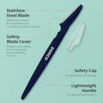 DORCO Line-Up Razor for Men - Ultimate Grooming Tool for Mustache & Beard (2 Pack) - Image 2