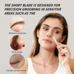 Dermaplane Razor for Women Face, 10PCS Eyebrow Razors, Dermaplaning Tool with Storage Case, Professional Face Razors for Peach Fuzz Removal, Eyebrow Shaping, Smooth Skin & Gentle Exfoliation - Image 5