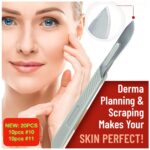 Disposable Scalpels #10 + 11 ● Box of 20 Disposable Dermaplaning Blades with Plastic Handle, Scalpel Blades, High Carbon Steel Dermablade Blades Individually Wrapped Sterile - Image 2