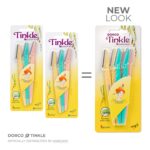 Tinkle Dermaplaning Tool 9ct, Dermaplane Razor for Women, Safe and Easy Peach Fuzz Remover, Eyebrow Trimmer with Protective Cover (3 Packs of 3), Stocking Stuffers - Image 2