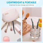 Dermaplane Razor for Women face, Dermaplaning Tool for Face, Facial Razors for Women & Men with 10 Replaceable Blades, Black - Image 6