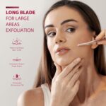 Dermaplane Razor for Women Face, (6 Count) Professional Dermaplaning Tool for Peach Fuzz, Facial and Eyebrow Hair Removal, Gentle Skin Exfoliation Blade - Image 2