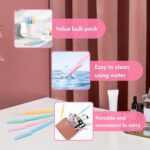 72 Pcs Eyebrow Razor and Face Razor for Women and Men, Safe and Beginner-Friendly Dermaplaning Tool with Protective Cover - Image 7