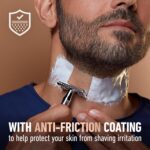 King C. Gillette Safety Razor with Chrome Plated Handle and 5 Platinum Coated Double Edge Safety Razor Blade Refills, Holiday Gifts for Men - Image 3