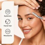 ZOMCHI Eyebrow Razor, Face Razors for Women&Men, Eyebrow Trimmer Shaper with Precision Cover,Facial Shaver with 6 Blades (Silver) - Image 2