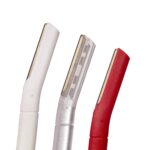 Kiss New York Eyebrow Razor Trimmer Facial Hair Shaper Remover, Multipurpose Exfoliating Dermaplaning Dermaplane Shaving Tools for Men & Women 3 Count - Image 2