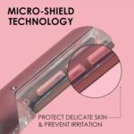 JAPONESQUE SKINTherapy LumeBlade Facial Dermaplane Razor with Soothing, Red Light Therapy at the Blade, Includes 2 Replacement Blades - Image 5